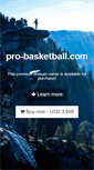Mobile Screenshot of pro-basketball.com